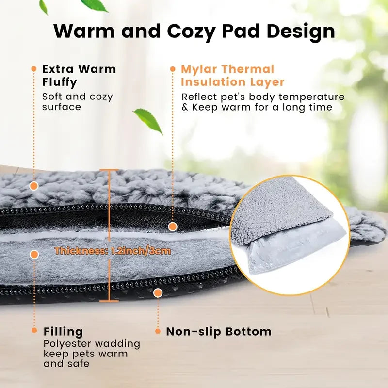 Cozy Self-Heating Pet Bed
