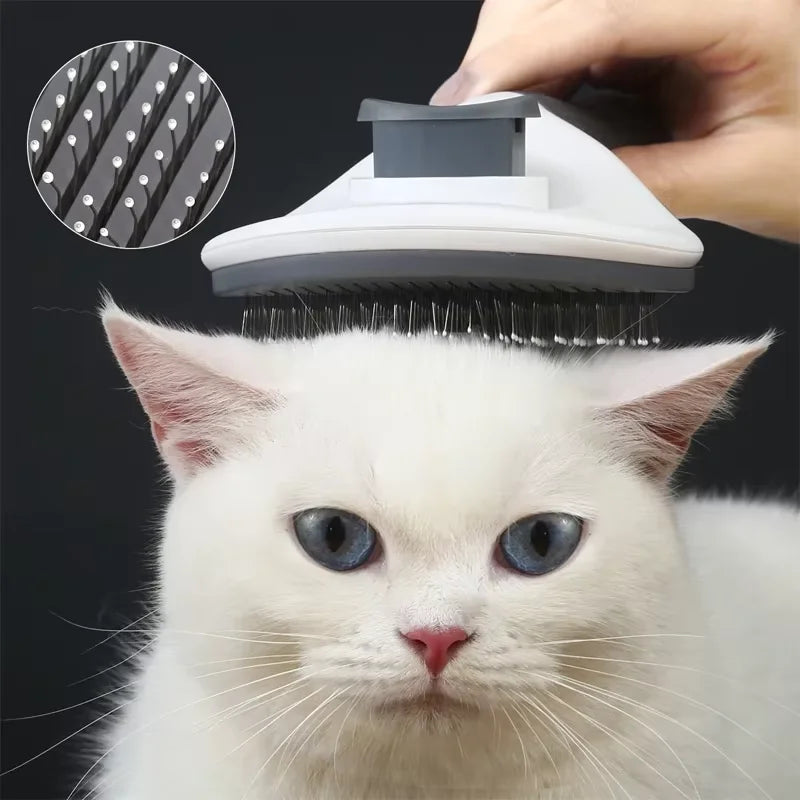 Pet Brush Cat/dog Comb Cleaning Pet Hair Remover Brush For Dogs Cats