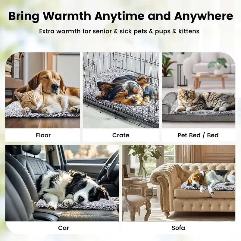 Cozy Self-Heating Pet Bed